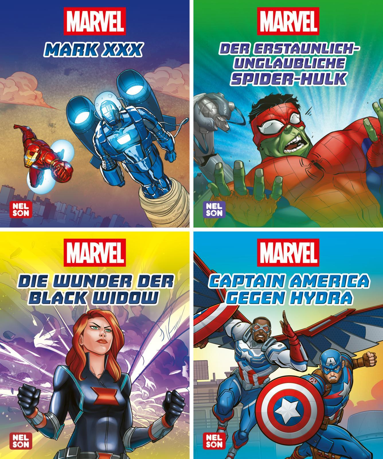 Cover: 9783845127873 | Nelson Mini-Bücher: 4er Marvel 5-8 | Taschenbuch | Nelson Mini-Bücher