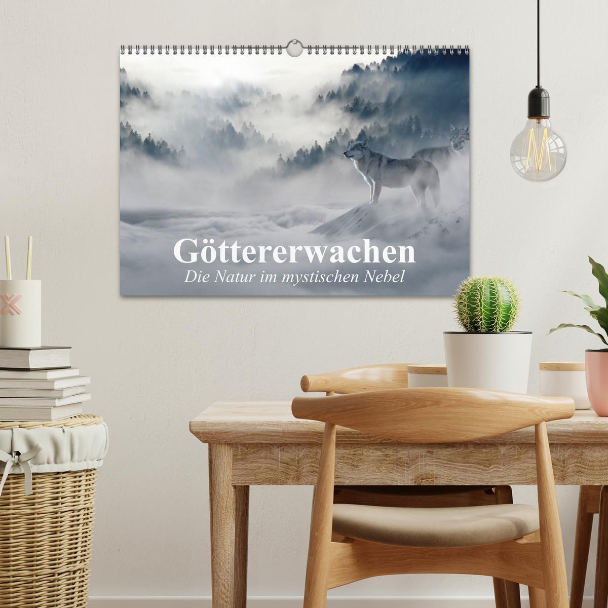 Bild: 9783435443895 | Göttererwachen. Die Natur im mystischen Nebel (Wandkalender 2025...