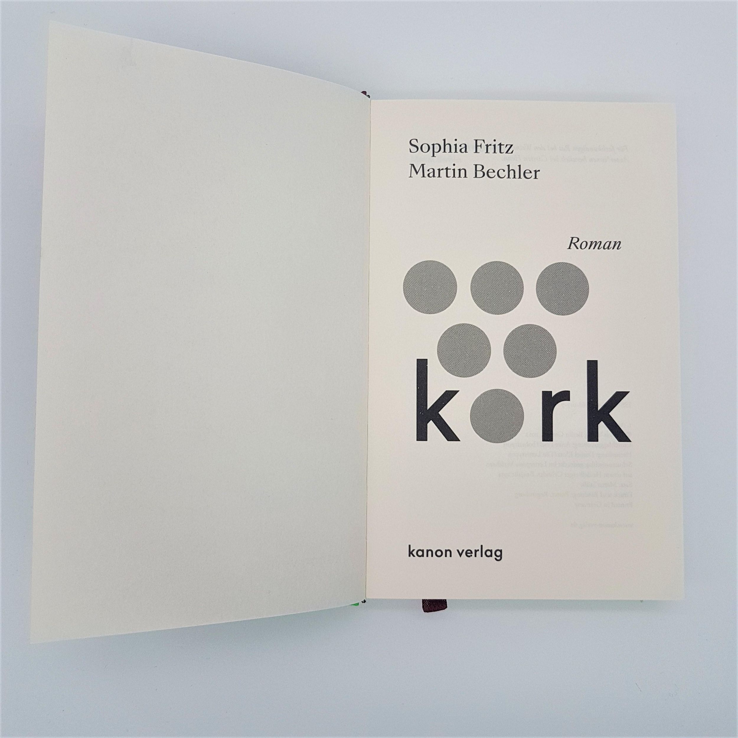 Bild: 9783985680177 | Kork | Roman | Sophia Fritz (u. a.) | Buch | 215 S. | Deutsch | 2022