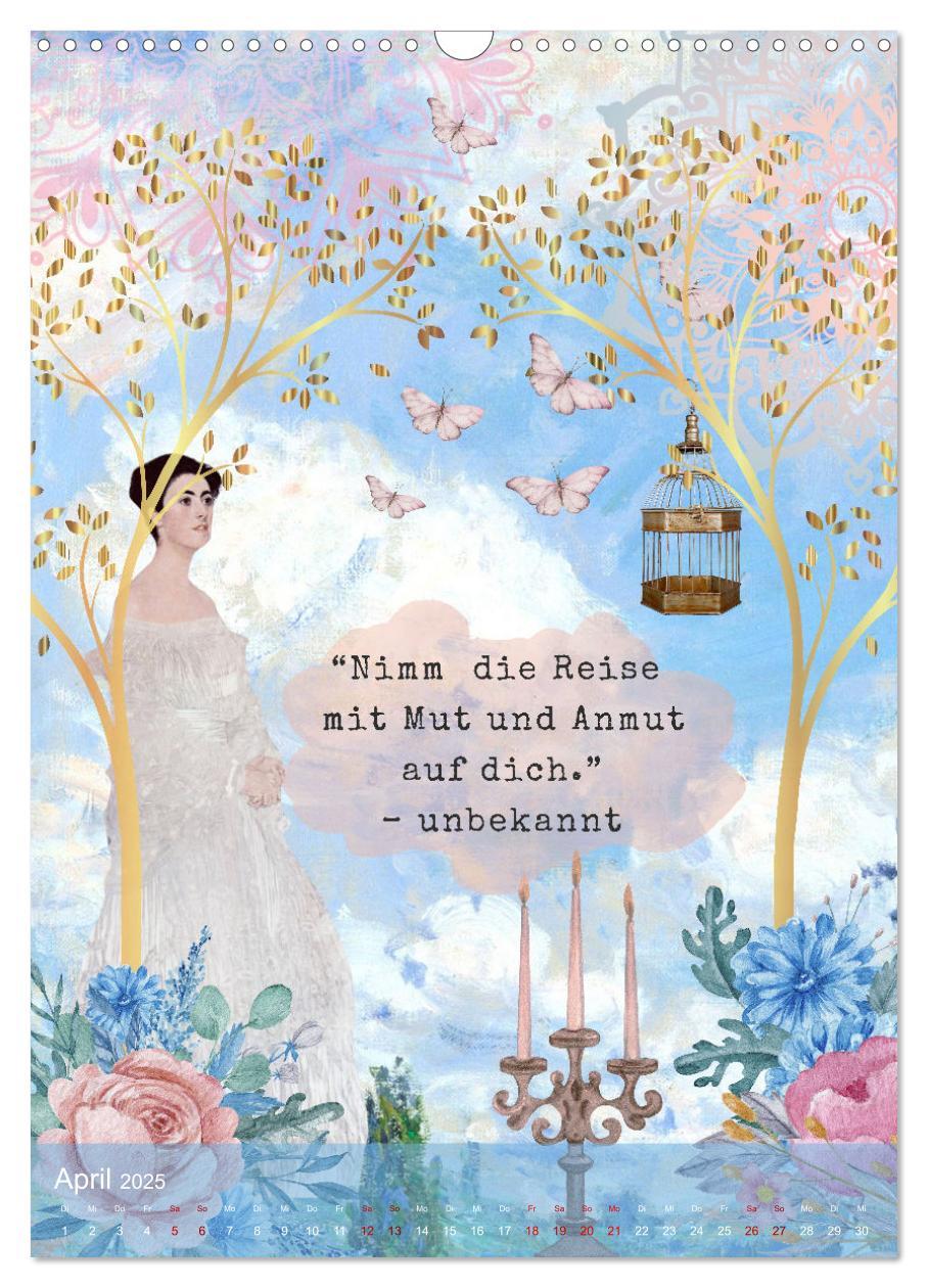 Bild: 9783457231050 | Vintage Vibes ¿ Frauen, Kunst und Worte (Wandkalender 2025 DIN A3...