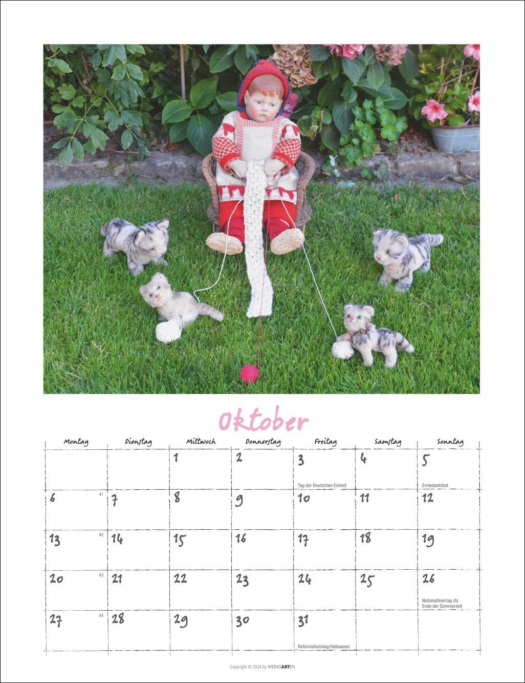 Bild: 9783839900499 | Käthe Kruse Puppen Kalender 2025 | Kalender | Spiralbindung | 14 S.