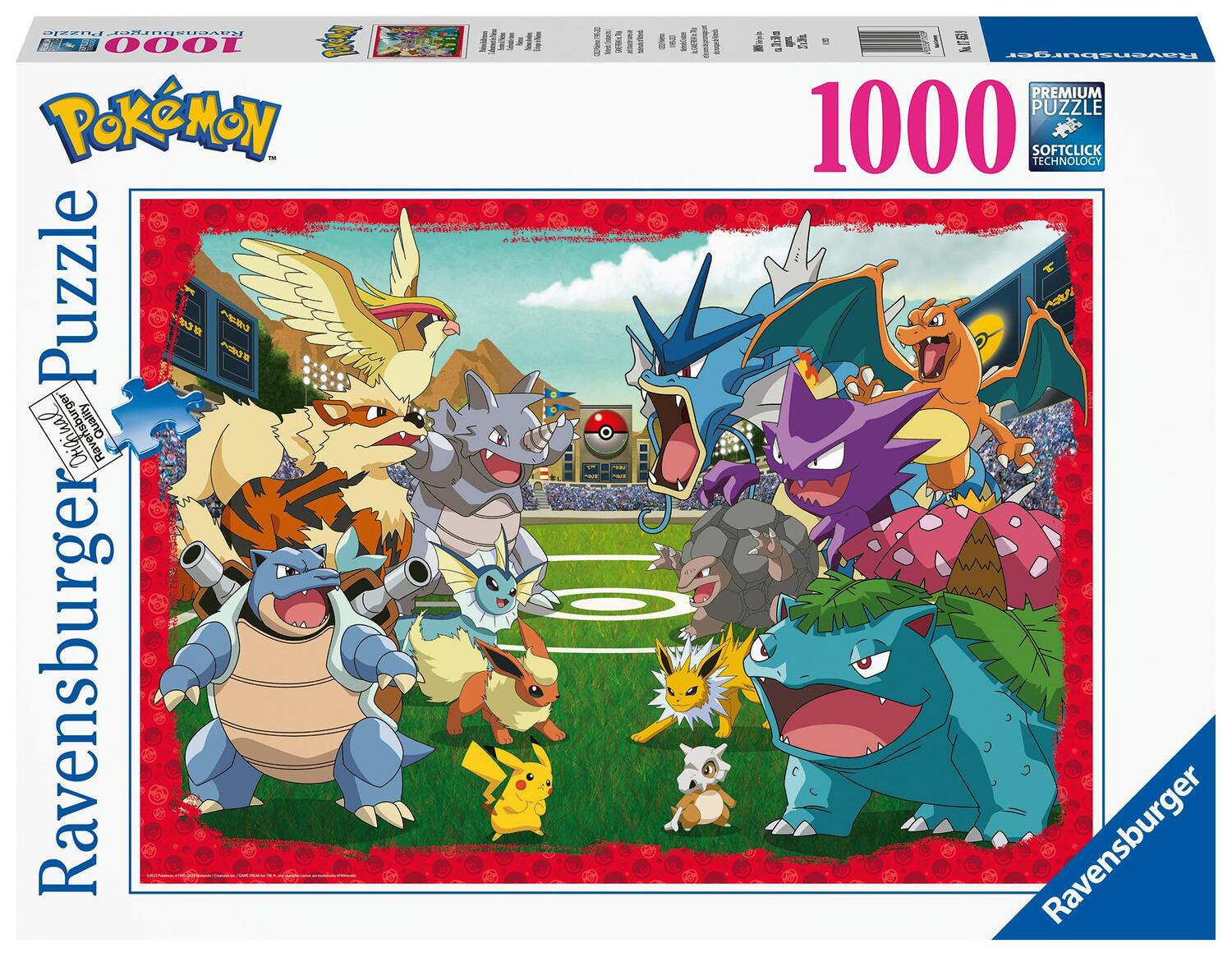 Cover: 4005556174539 | Ravensburger Puzzle 17453 - Pokémon Kräftemessen - 1000 Teile...