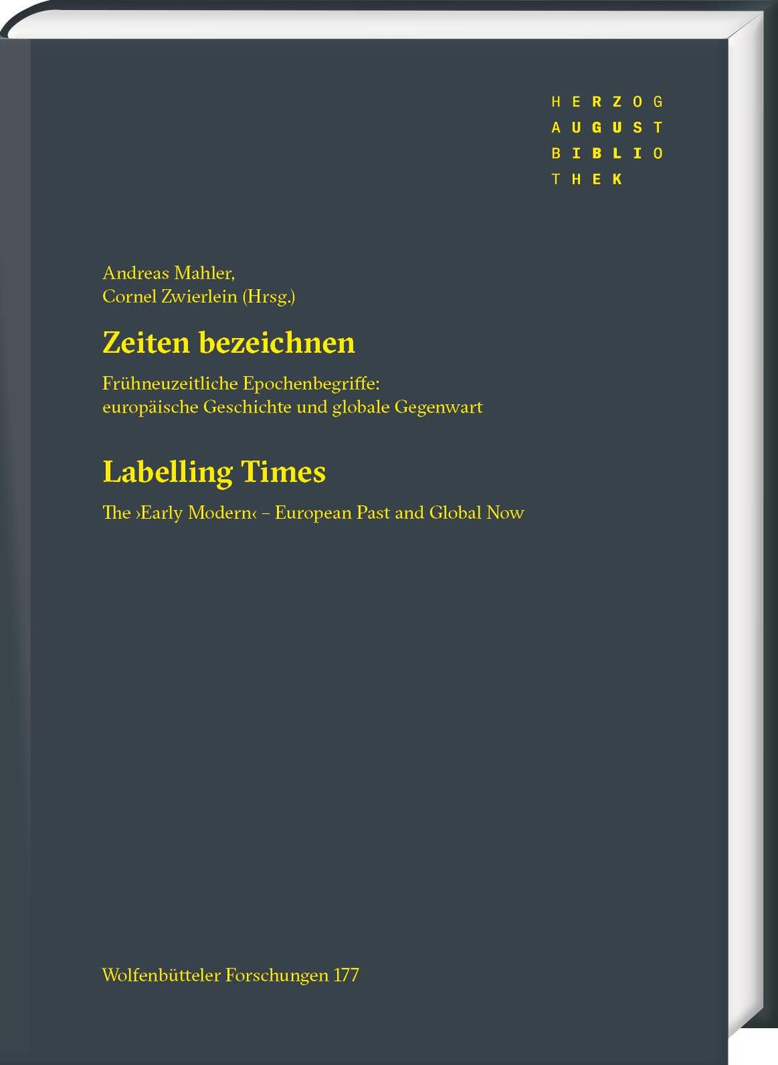 Cover: 9783447120722 | Zeiten bezeichnen / Labelling Times | Andreas Mahler (u. a.) | Buch