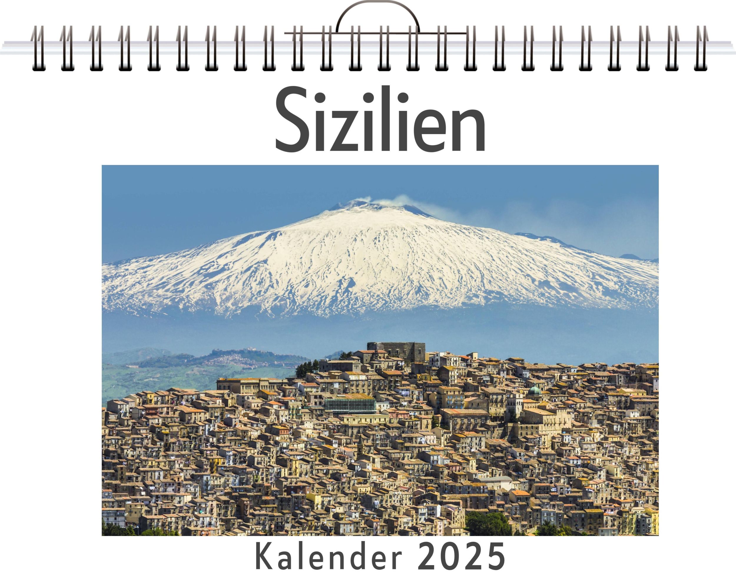 Cover: 9783759123206 | Sizilien - (Wandkalender 2025, Kalender DIN A4 quer, Monatskalender...