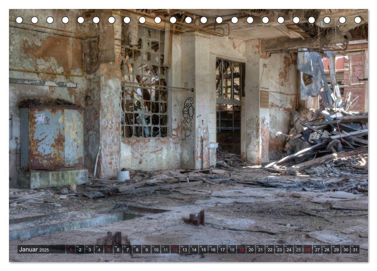 Bild: 9783435798063 | Lost Places in Deutschland 2025 (Tischkalender 2025 DIN A5 quer),...