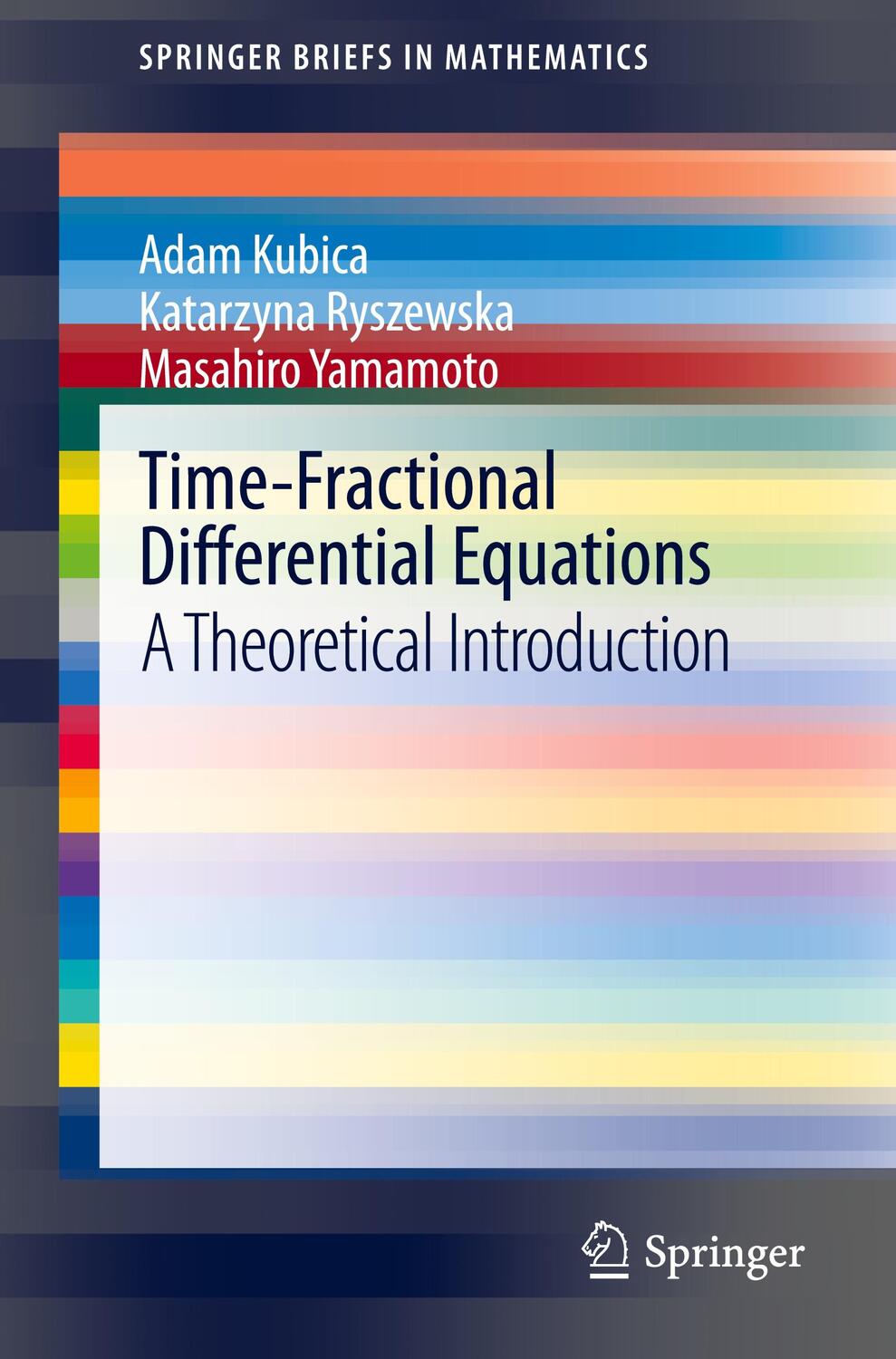 Cover: 9789811590658 | Time-Fractional Differential Equations | A Theoretical Introduction