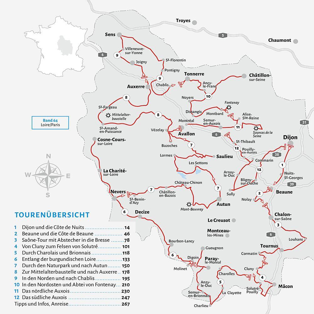 Bild: 9783869031446 | Entdeckertouren mit dem Wohnmobil Burgund | Ralf Grèus | Taschenbuch