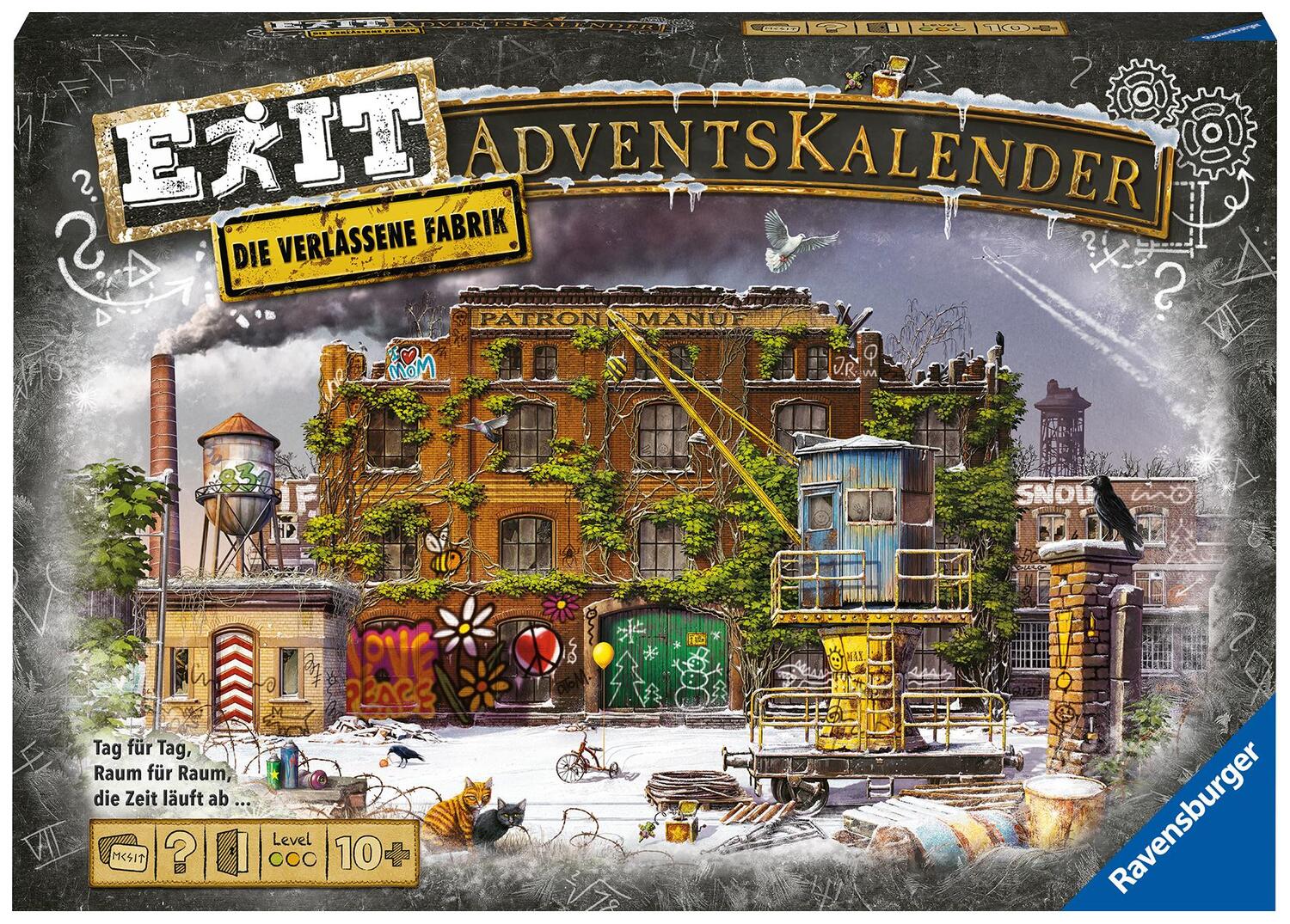 Cover: 4005556182336 | EXIT Adventskalender "Die verlassene Fabrik" - 25 Rätsel für...