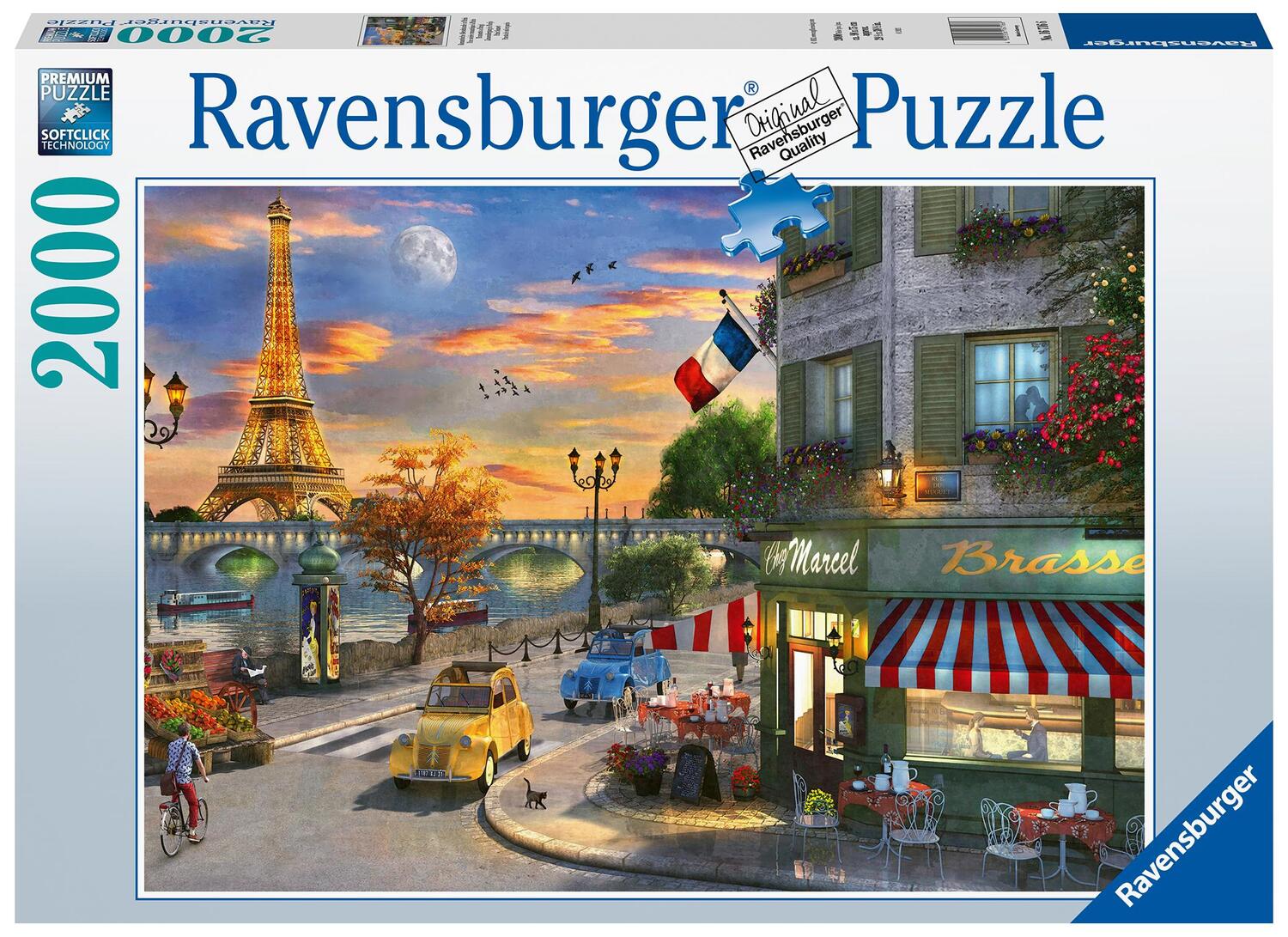 Cover: 4005556167166 | Ravensburger Puzzle 16716 - Romantische Abendstunde in Paris - 2000...