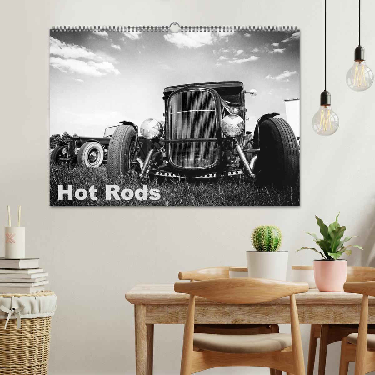 Bild: 9783435750191 | Hot Rods (Wandkalender 2025 DIN A2 quer), CALVENDO Monatskalender