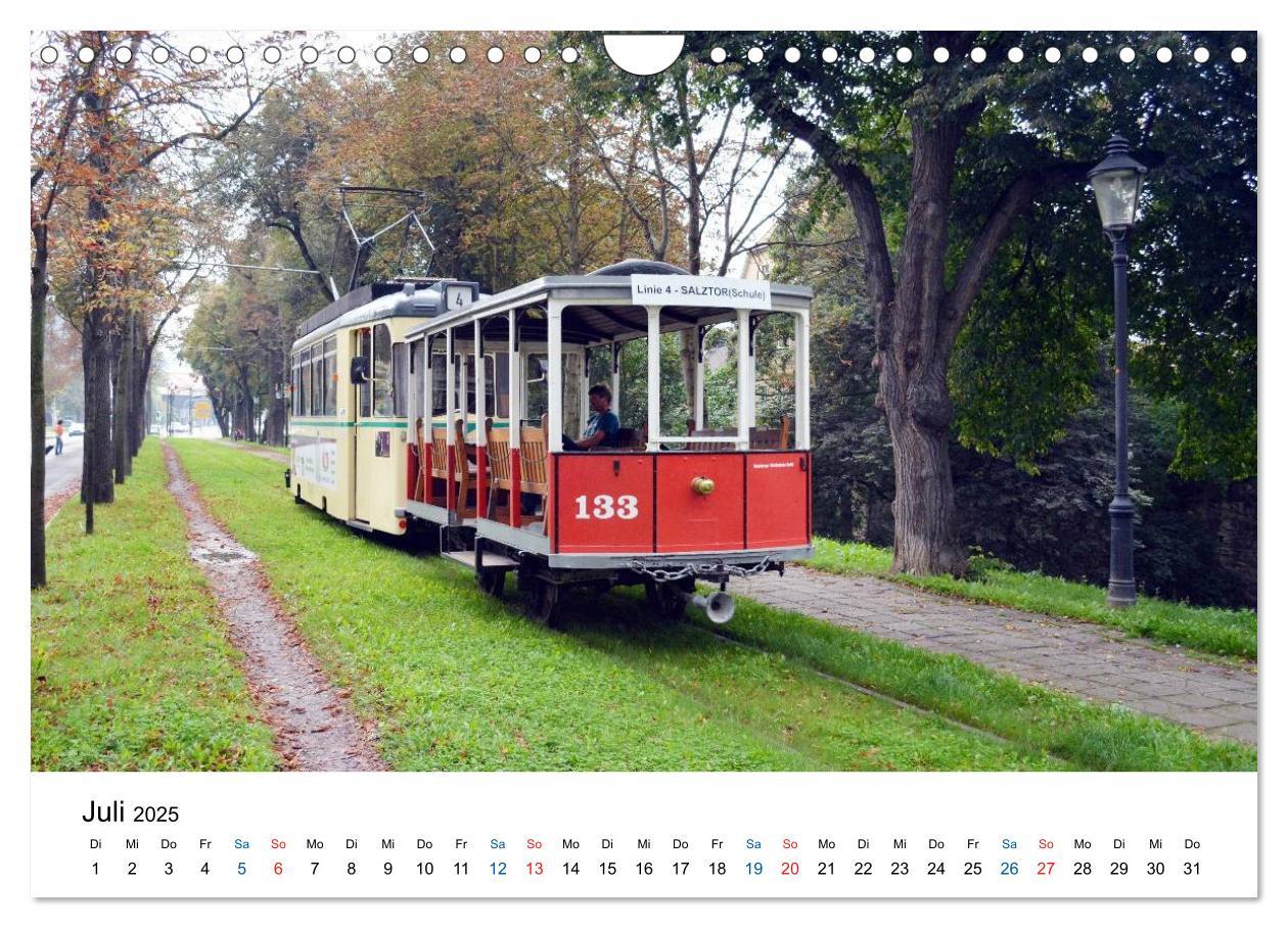 Bild: 9783435507009 | Naumburgs historische Straßenbahn (Wandkalender 2025 DIN A4 quer),...