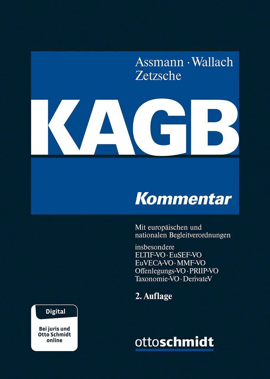 Cover: 9783504311834 | Kapitalanlagegesetzbuch (KAGB) | Kommentar. | Assmann/Wallach/Zetzsche