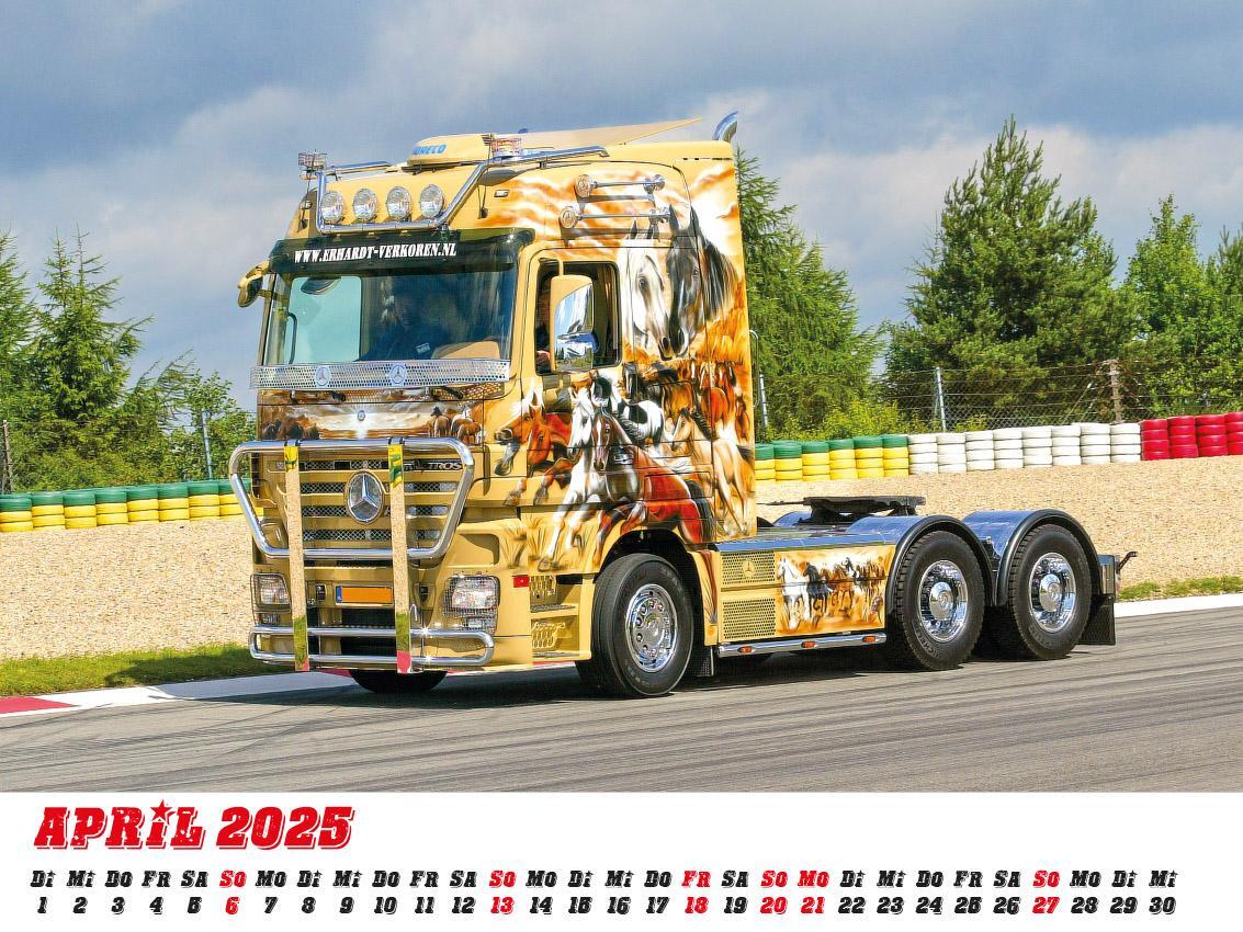 Bild: 9783948794705 | Showtrucks Kalender 2025 | Showtrucks mit Airbrushkunst | Frank Pommer