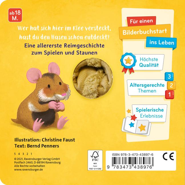 Bild: 9783473438976 | Mein liebstes Fingerpuppenbuch: Hallo, kleiner Hase! | Bernd Penners