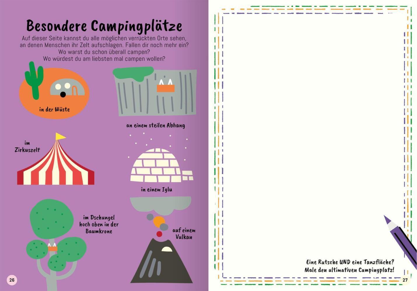 Bild: 9783845848525 | Mein Camping-Spaß-Buch | Lustige Ideen für jeden Tag | Kim Hankinson