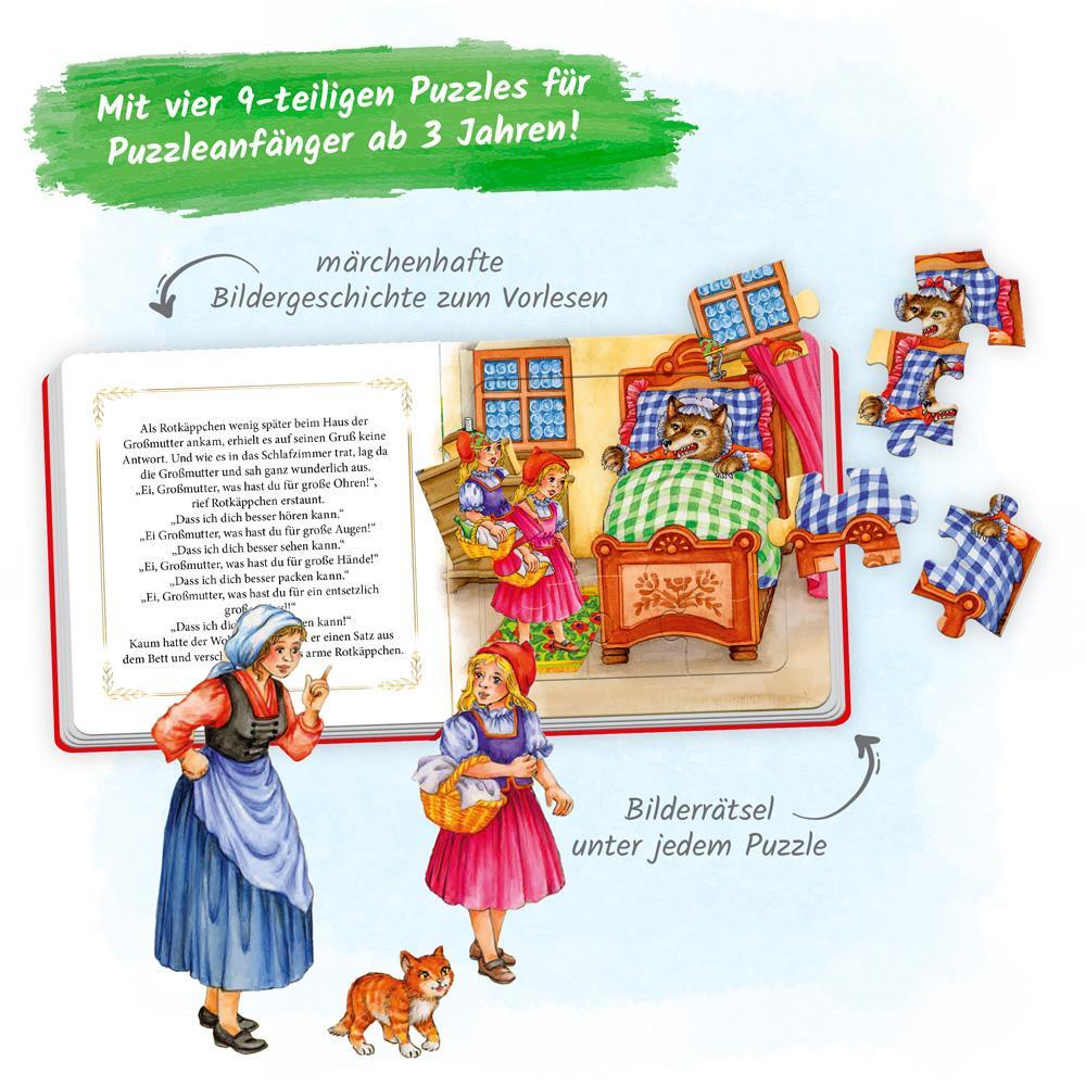 Bild: 9783965526716 | Trötsch Pappenbuch Puzzlebuch Rotkäppchen | Trötsch Verlag | Buch