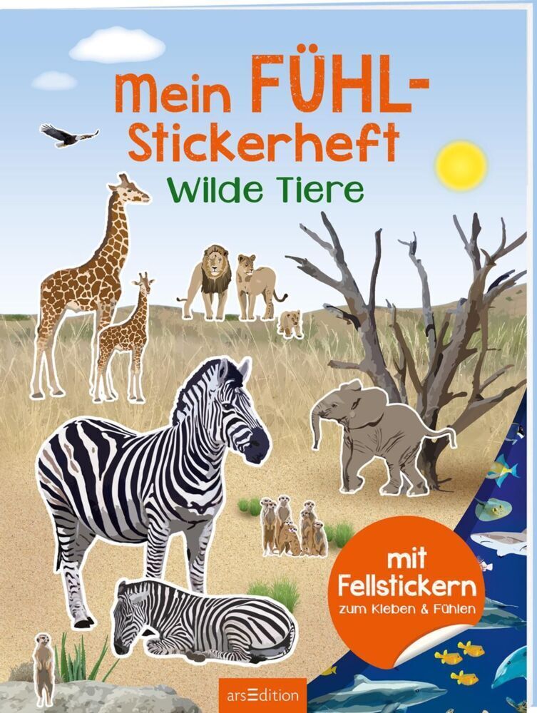Cover: 9783845829579 | Mein Fühl-Stickerheft - Wilde Tiere | Ingrid Bräuer | Taschenbuch
