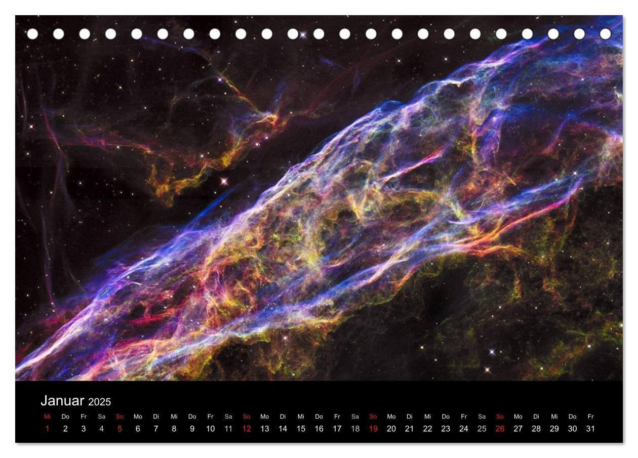 Bild: 9783435484966 | Der Weltraum. Spektakuläre Gasnebel und Galaxien (Tischkalender...