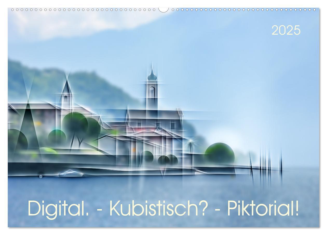 Cover: 9783457143919 | Digital - Kubistisch - Piktorial (Wandkalender 2025 DIN A2 quer),...