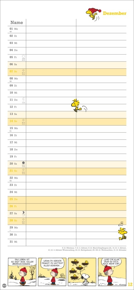 Bild: 9783756406081 | Peanuts Planer Wir zwei 2025 | Kalender | Spiralbindung | 14 S. | 2025