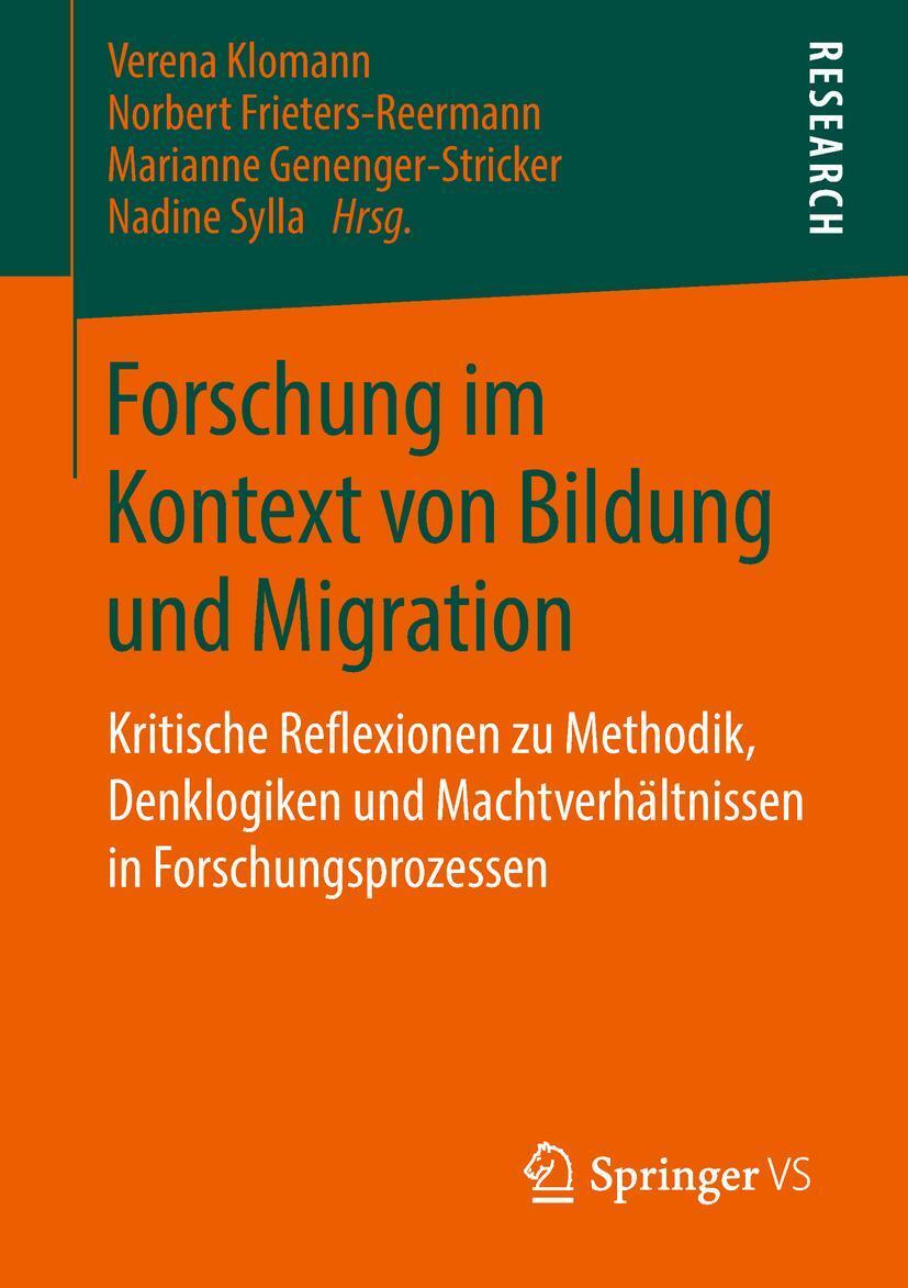 Cover: 9783658206918 | Forschung im Kontext von Bildung und Migration | Klomann (u. a.)
