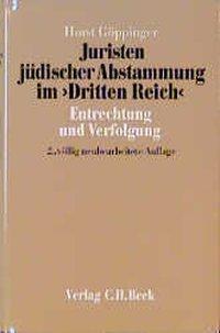Cover: 9783406339028 | Juristen jüdischer Abstammung im 'Dritten Reich' | Horst Göppinger