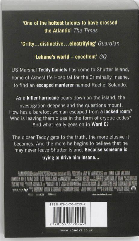 Rückseite: 9780553820249 | Shutter Island. Film Tie-In | Dennis Lehane | Taschenbuch | Englisch
