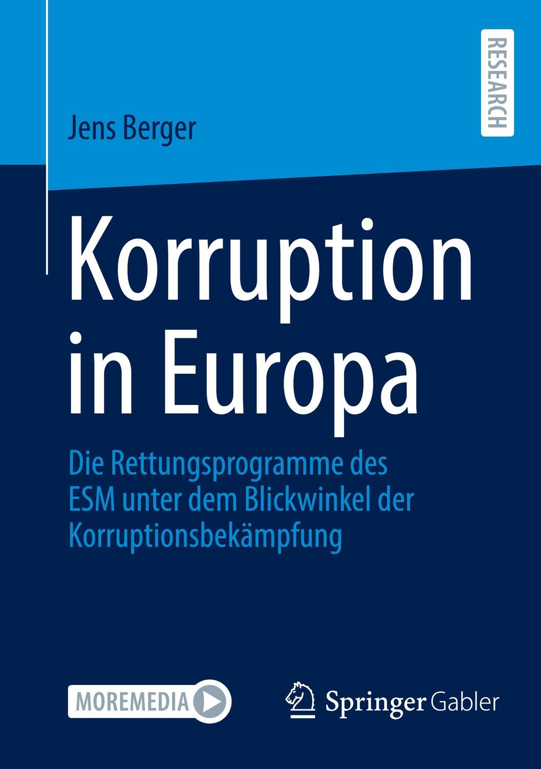 Cover: 9783658378806 | Korruption in Europa | Jens Berger | Taschenbuch | Paperback | xxv