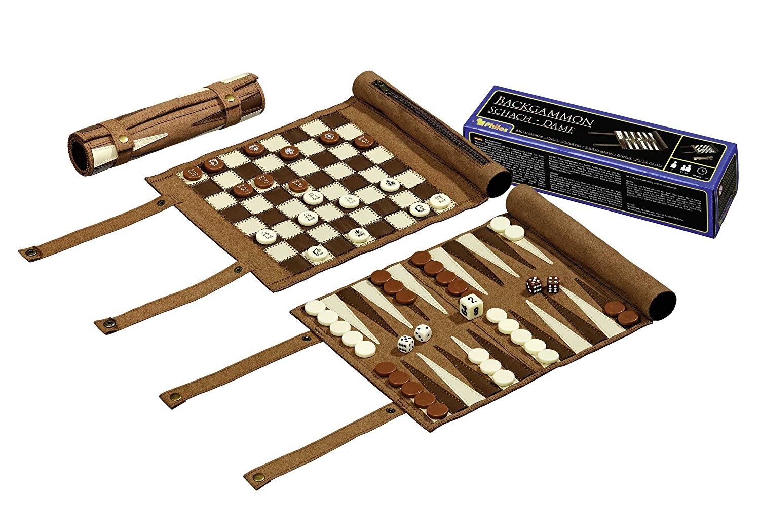 Cover: 4014156028012 | Philos 2801 - Reise-Schach-Backgammon-Dame-Set | 2801/20 | Deutsch