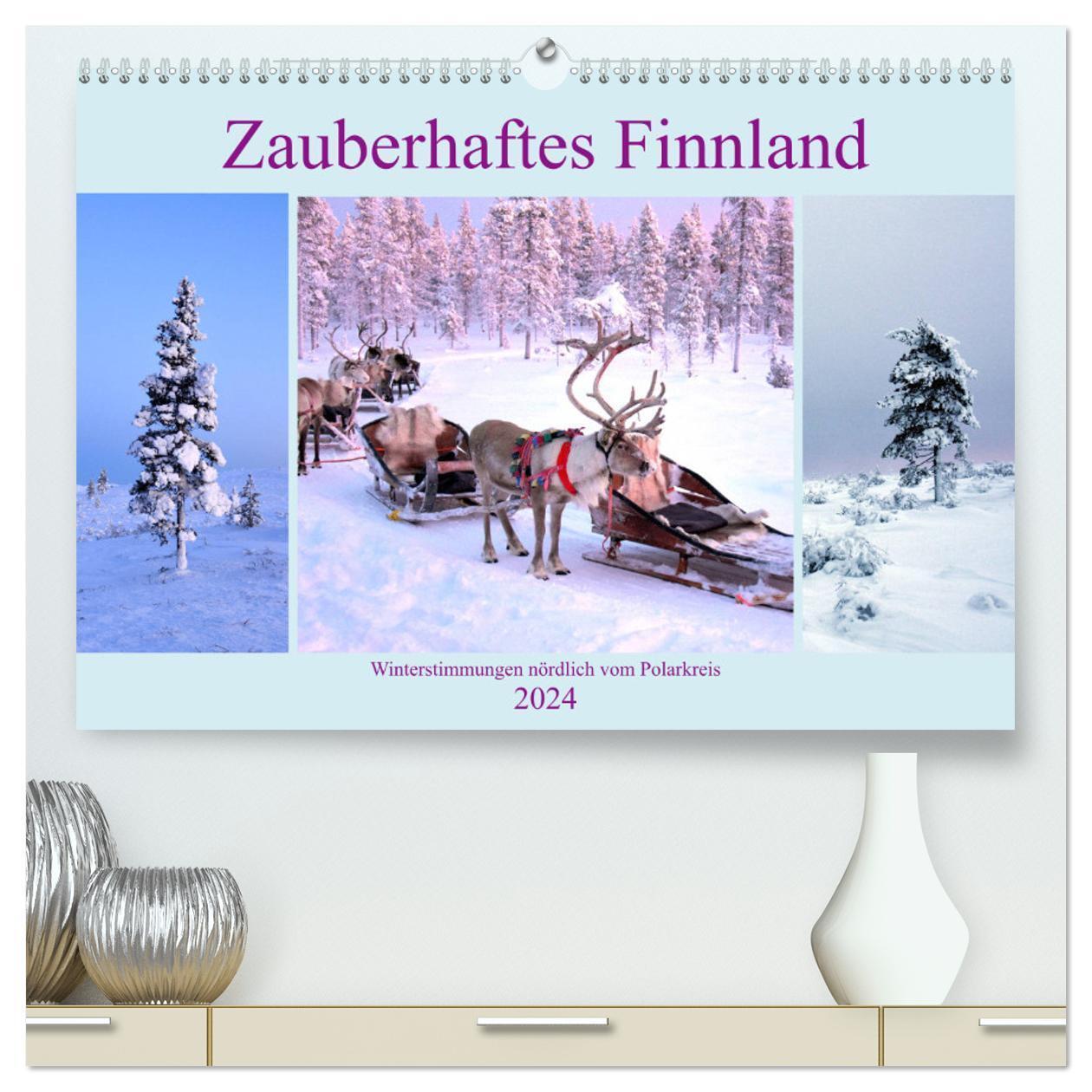 Cover: 9783675681934 | Zauberhaftes Finnland (hochwertiger Premium Wandkalender 2024 DIN...