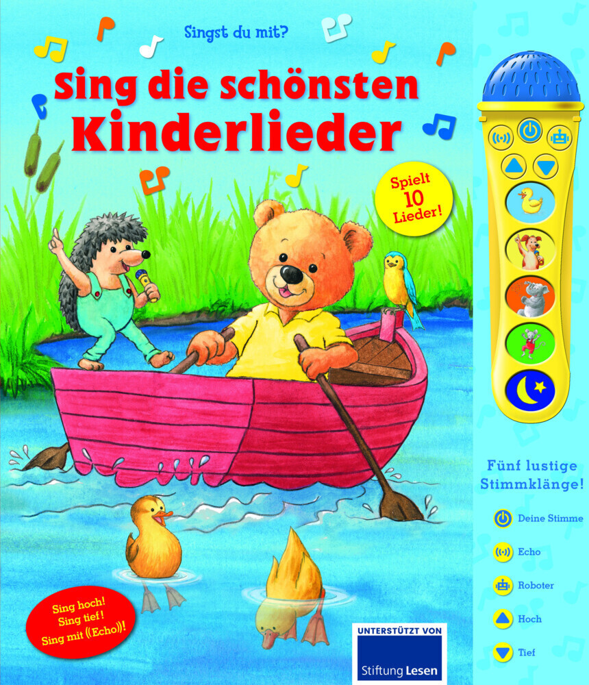 Cover: 9781503767898 | Sing die schönsten Kinderlieder - Mikrofonbuch - Pappbilderbuch mit...