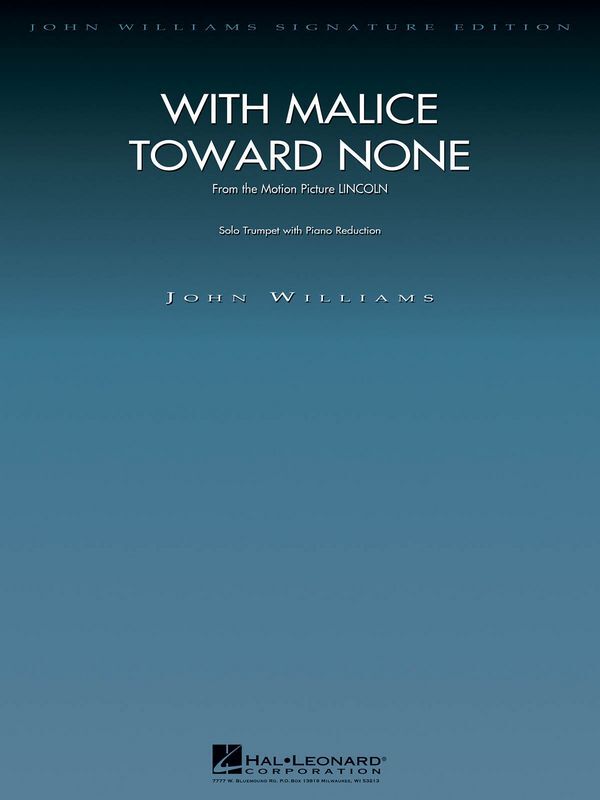 Cover: 9781480354685 | With Malice Toward None (from Lincoln) | John Williams | Taschenbuch