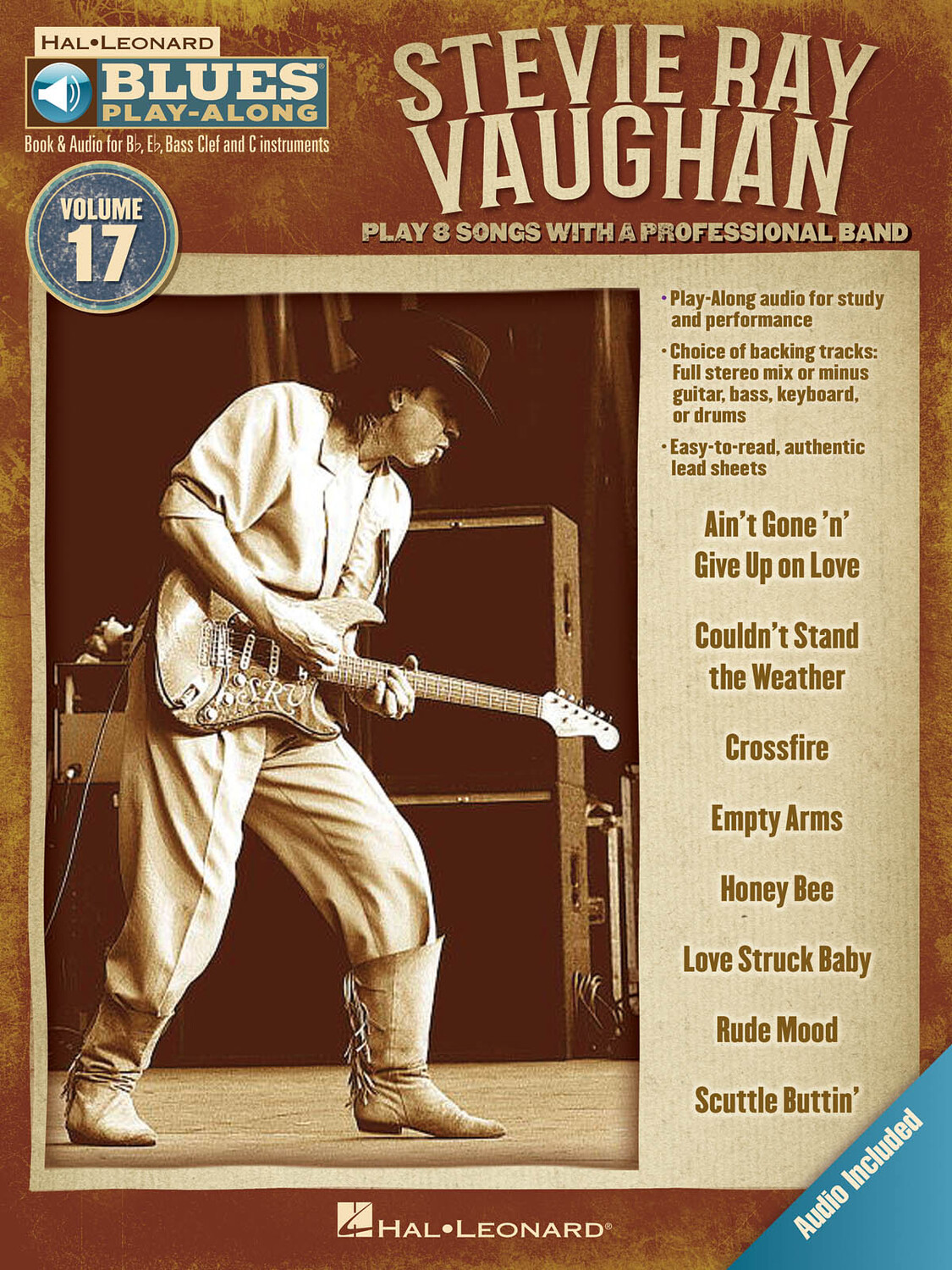 Cover: 884088533373 | Stevie Ray Vaughan | Blues Play-Along Volume 17 | Blues Play-Along