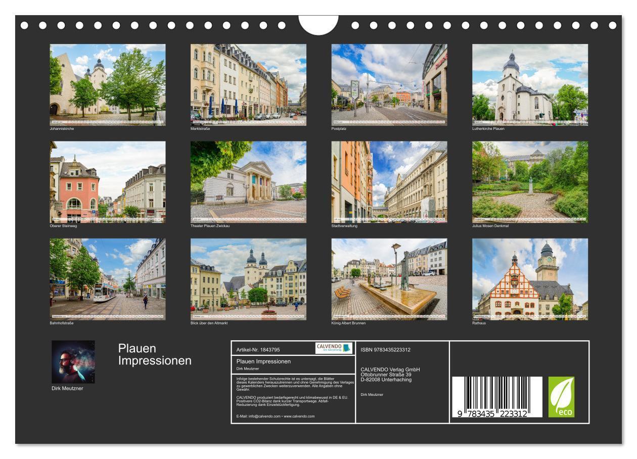 Bild: 9783435223312 | Plauen Impressionen (Wandkalender 2025 DIN A4 quer), CALVENDO...