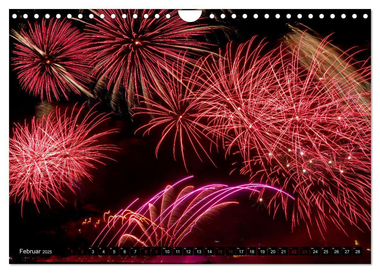 Bild: 9783435063017 | Feuerwerk - Kunstwerke am Himmel (Wandkalender 2025 DIN A4 quer),...