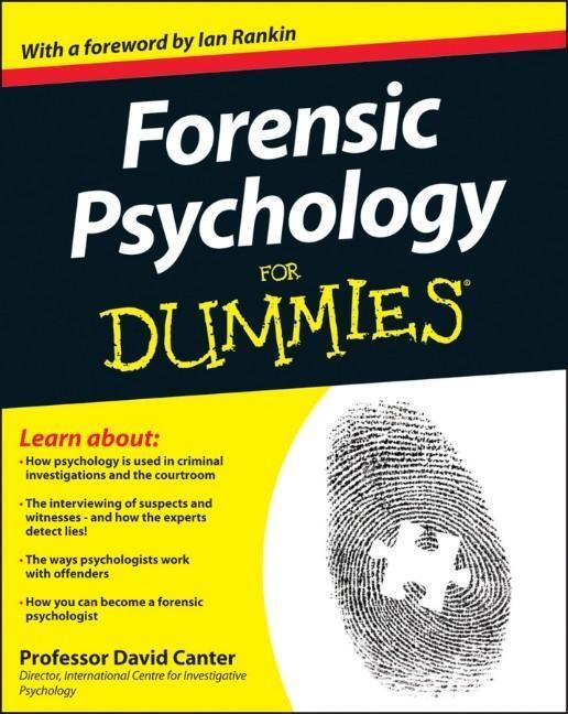 Cover: 9781119976240 | Forensic Psychology For Dummies | David V. Canter | Taschenbuch | 2012