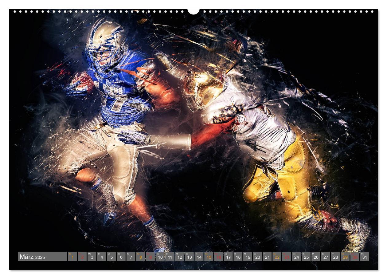 Bild: 9783435329304 | American Football - so cool (Wandkalender 2025 DIN A2 quer),...