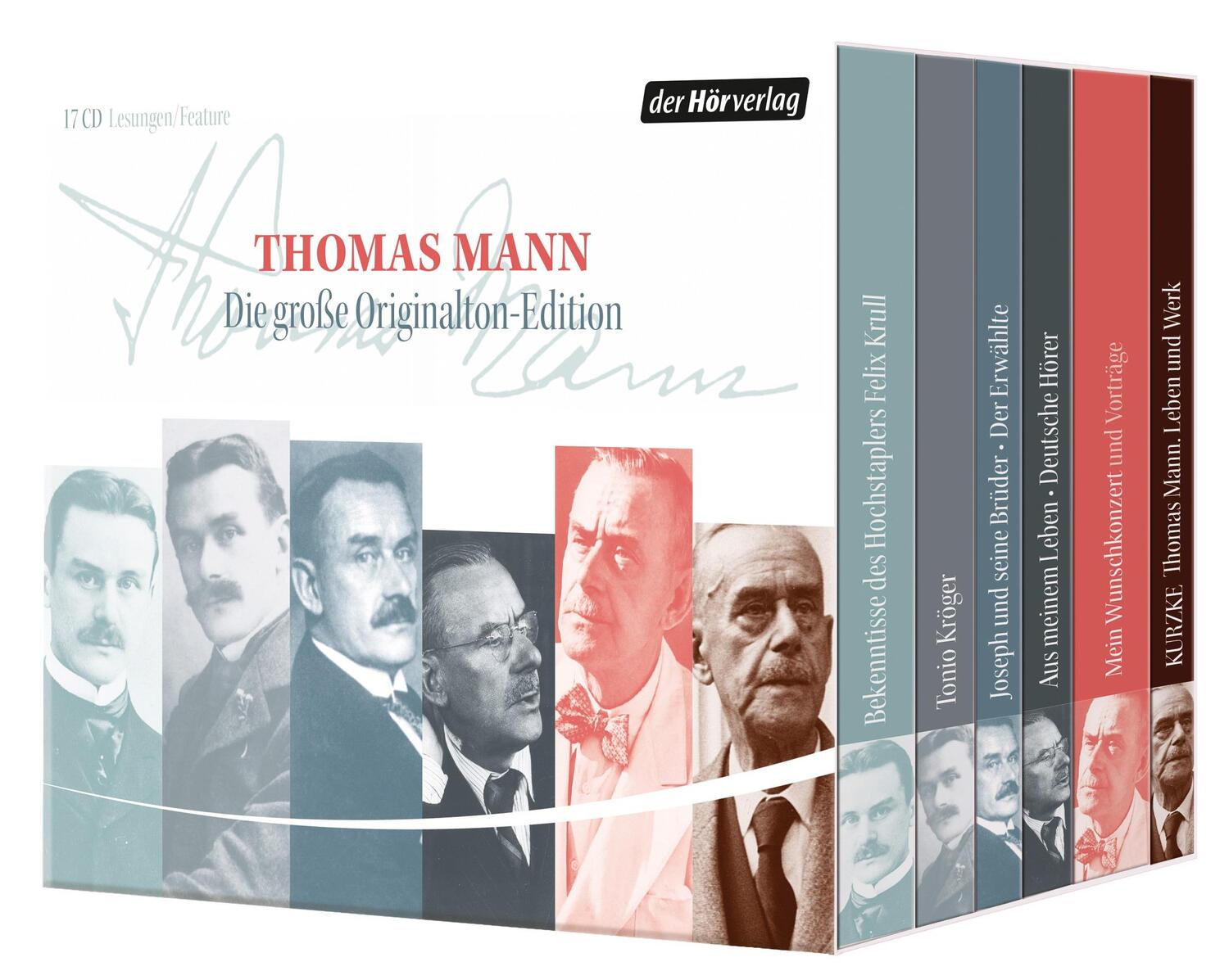 Cover: 9783844517408 | Die große Originalton-Edition | Thomas Mann | Audio-CD | 17 Audio-CDs