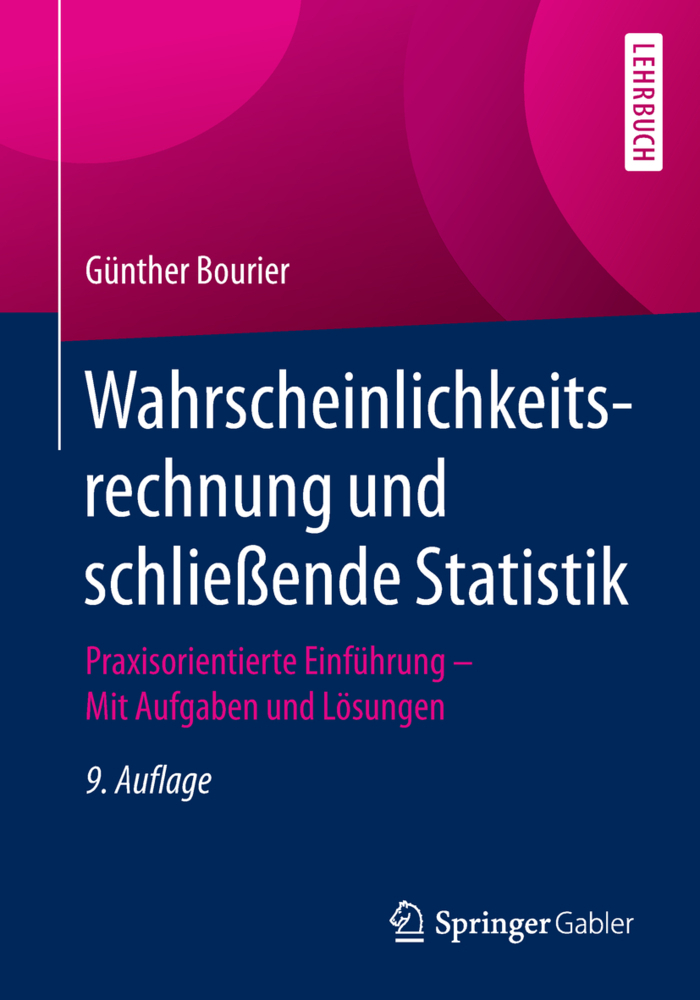 Cover: 9783658074807 | Wahrscheinlichkeitsrechnung und schließende Statistik | Bourier | Buch