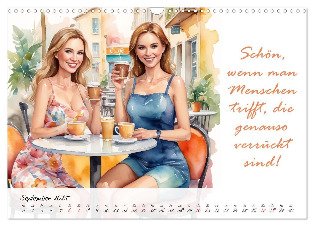 Bild: 9783383775536 | Beste Freundinnen (Wandkalender 2025 DIN A3 quer), CALVENDO...