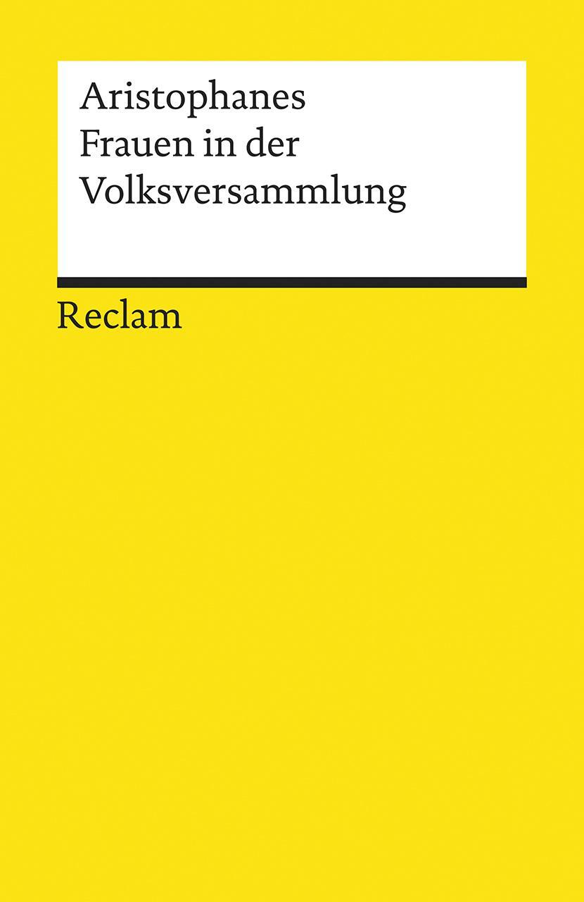 Cover: 9783150194805 | Frauen in der Volksversammlung | Aristophanes | Taschenbuch | Deutsch