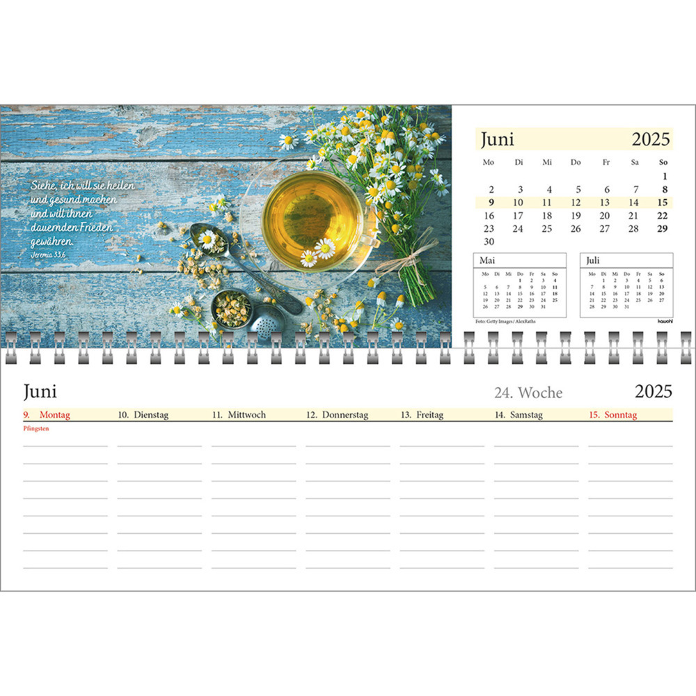 Bild: 9783754825457 | In deine Hand leg ich den Tag 2025 | Wochen-Tischkalender | Kalender