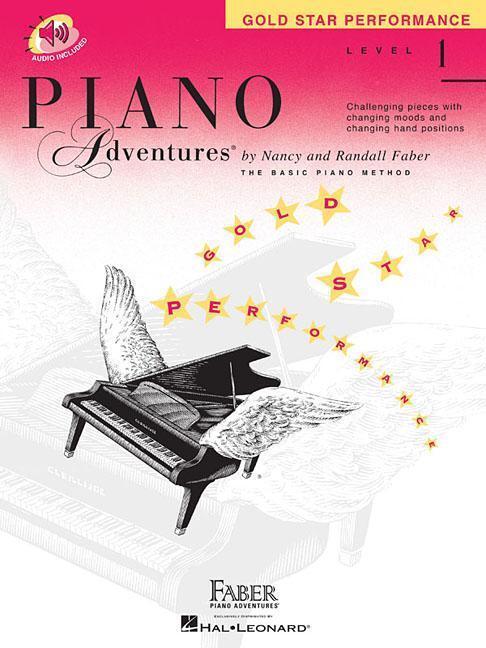 Cover: 9781616776039 | Level 1 - Gold Star Performance Book: Piano Adventures [With Online...