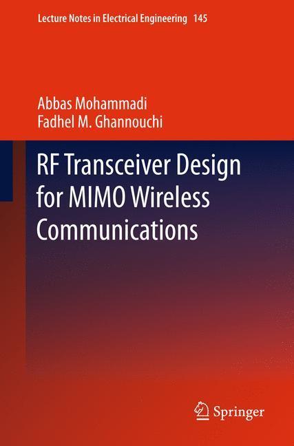Cover: 9783642276347 | RF Transceiver Design for MIMO Wireless Communications | Buch | XII