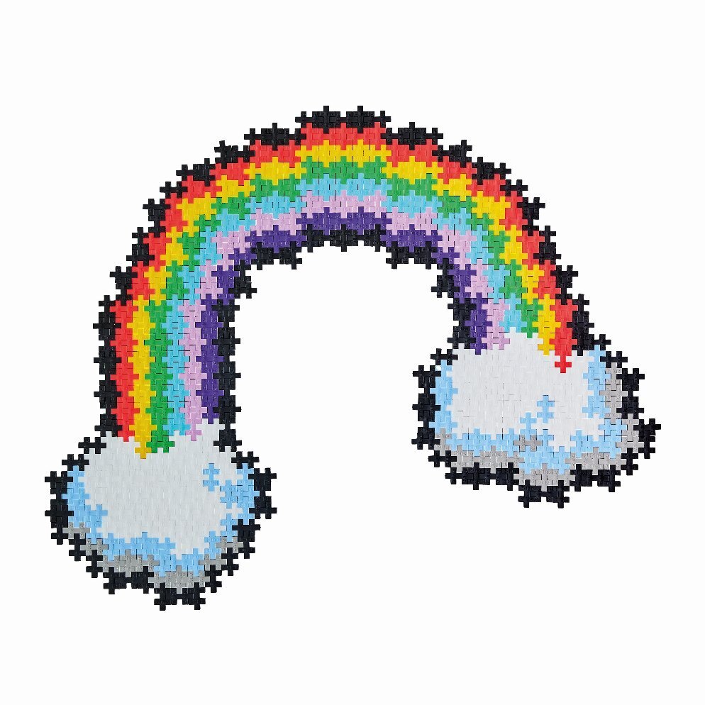 Bild: 5710409106924 | 500 Kreativ Bausteine Puzzle Regenbogen | Stück | 2022 | Plus-Plus