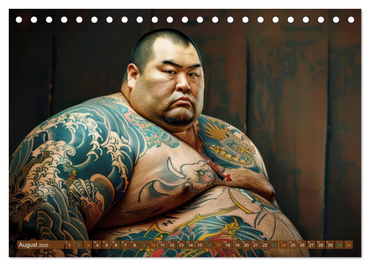 Bild: 9783383809965 | Sumo - Japans schwere Ringer (Tischkalender 2025 DIN A5 quer),...