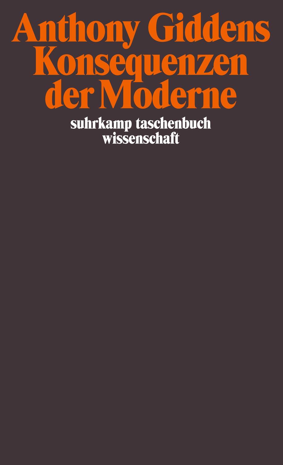 Cover: 9783518288955 | Konsequenzen der Moderne | Anthony Giddens | Taschenbuch | 224 S.