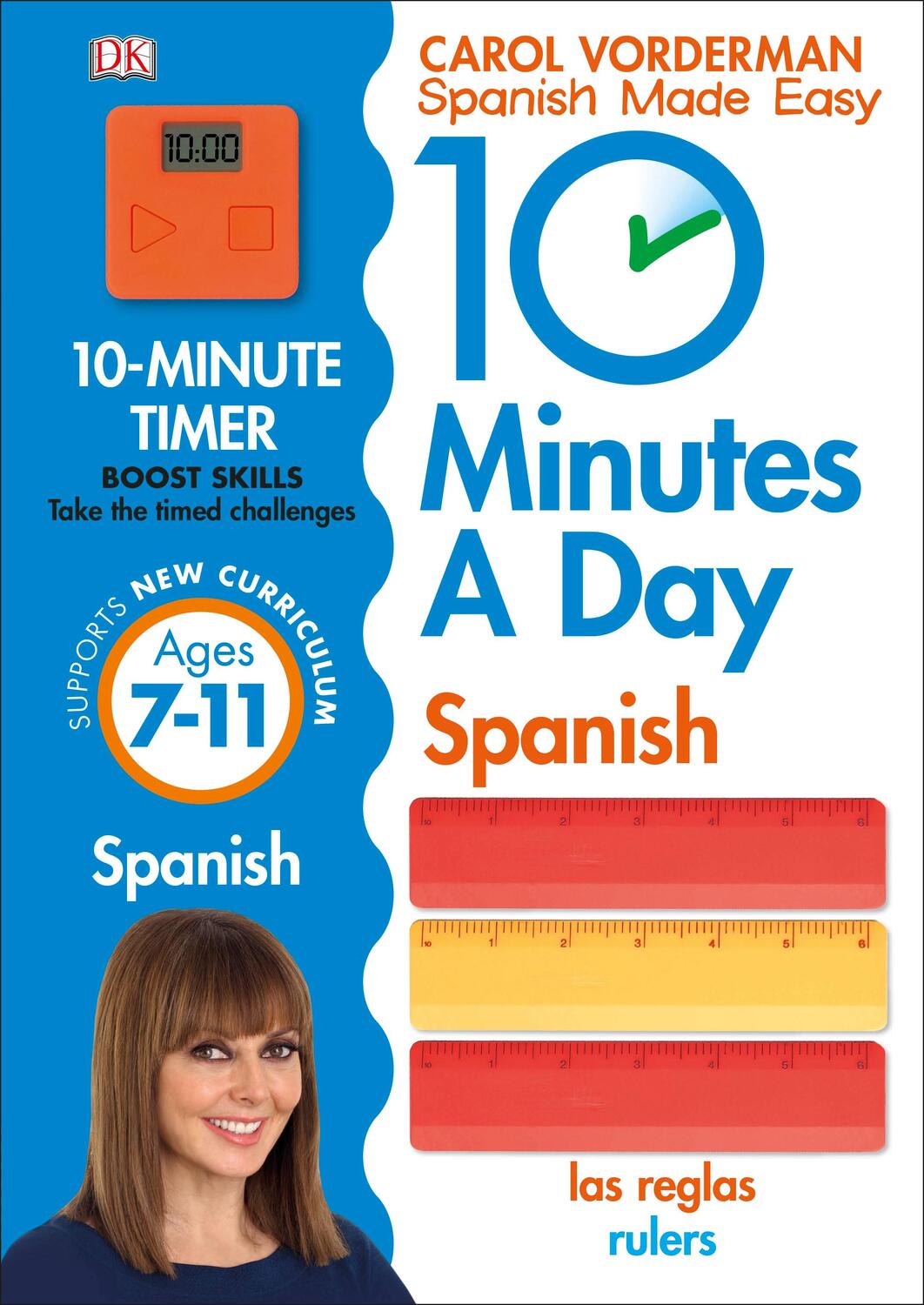 Cover: 9780241225325 | 10 Minutes A Day Spanish, Ages 7-11 (Key Stage 2) | Carol Vorderman
