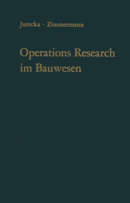 Cover: 9783642930096 | Operations Research im Bauwesen | Hans-J. Zimmermann (u. a.) | Buch