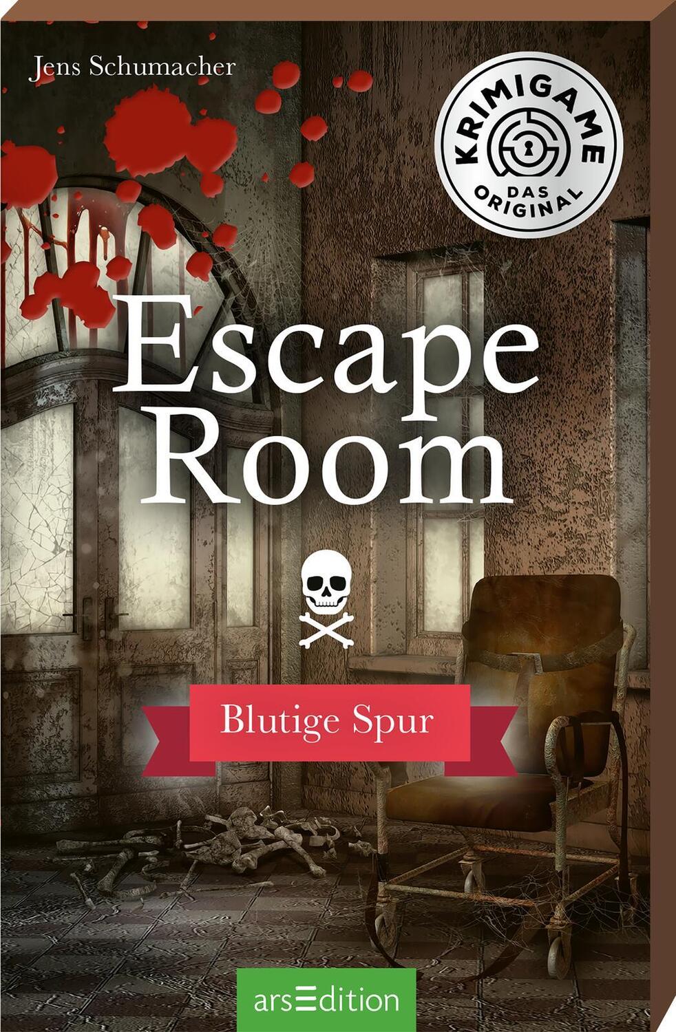 Cover: 4014489125068 | Escape Room. Blutige Spur | Ein Escape-Krimi-Spiel | Jens Schumacher